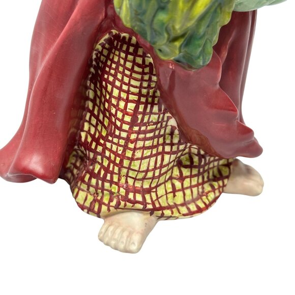 Laura Kelly 18 Carrots Candle Holder 2003 Blue Sky Tealight Lamp Peasant Girl - Picture 10 of 12